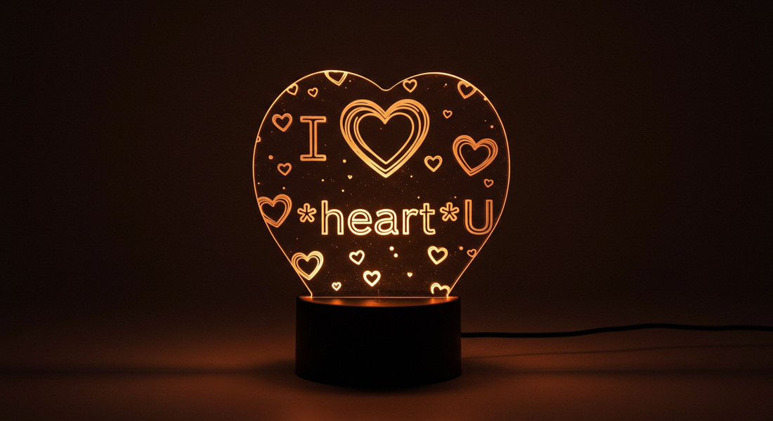 Romantic LED Decor Ideas for I (Heart) U Celebrations