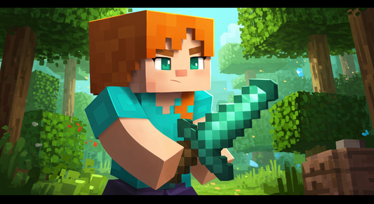 Minecraft IRL costume inspiration for Alex