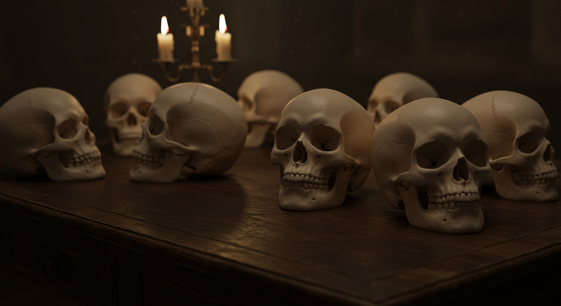 Realistic Skull Models for Halloween Decor