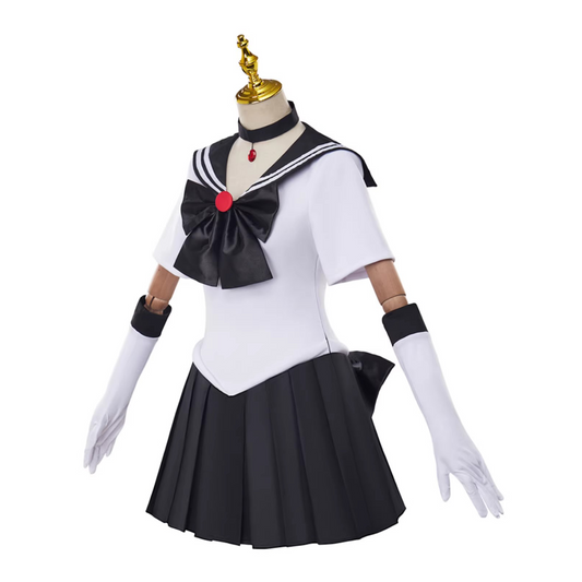 Sailor Moon Setsuna Meiou Cosplay Costume Full Set – Pluto Black Dress SM005 party X party