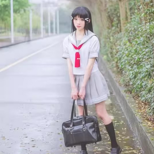 LoveLive! Aqours School Idol Cosplay | Japanese Sailor Suit JK Uniform Set | Uranohoshi Academy Member Costume C035 party X party