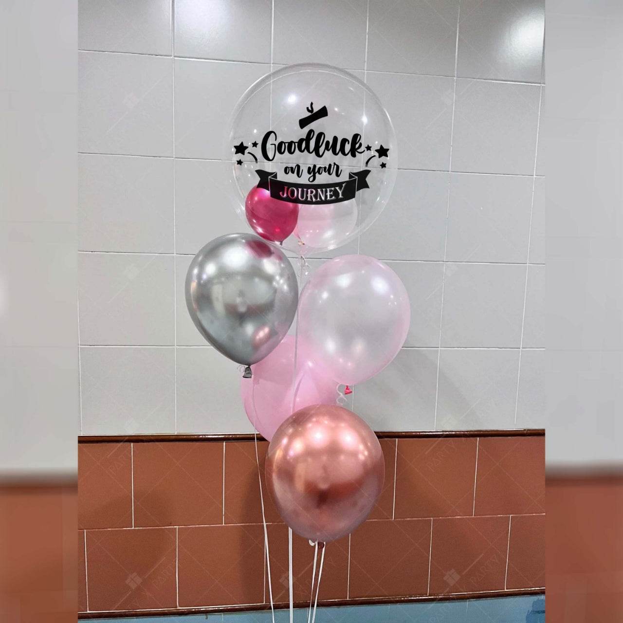 Japanese Crystal & Rubber Balloon Bundle Set – Custom-Printed, Three Sizes – B160-1 - party X party