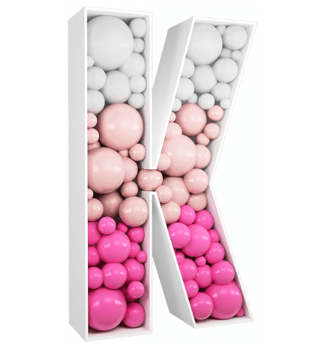 Letter Mosaic Balloon Frame--B160 - party X party