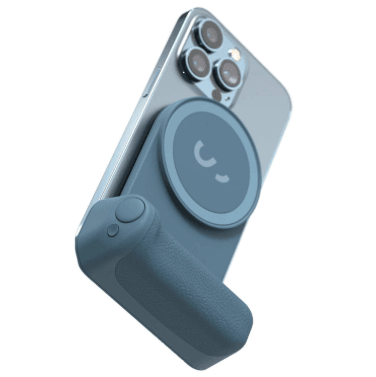 SHIFTCAM - SnapGrip Multi-function Wireless Bluetooth Shutter Camera Selfie Grip Magsafe Charging Shooting Camera Apple Iphone 14 ProAndroid Power Bank - Blue – LP-147 - party X party