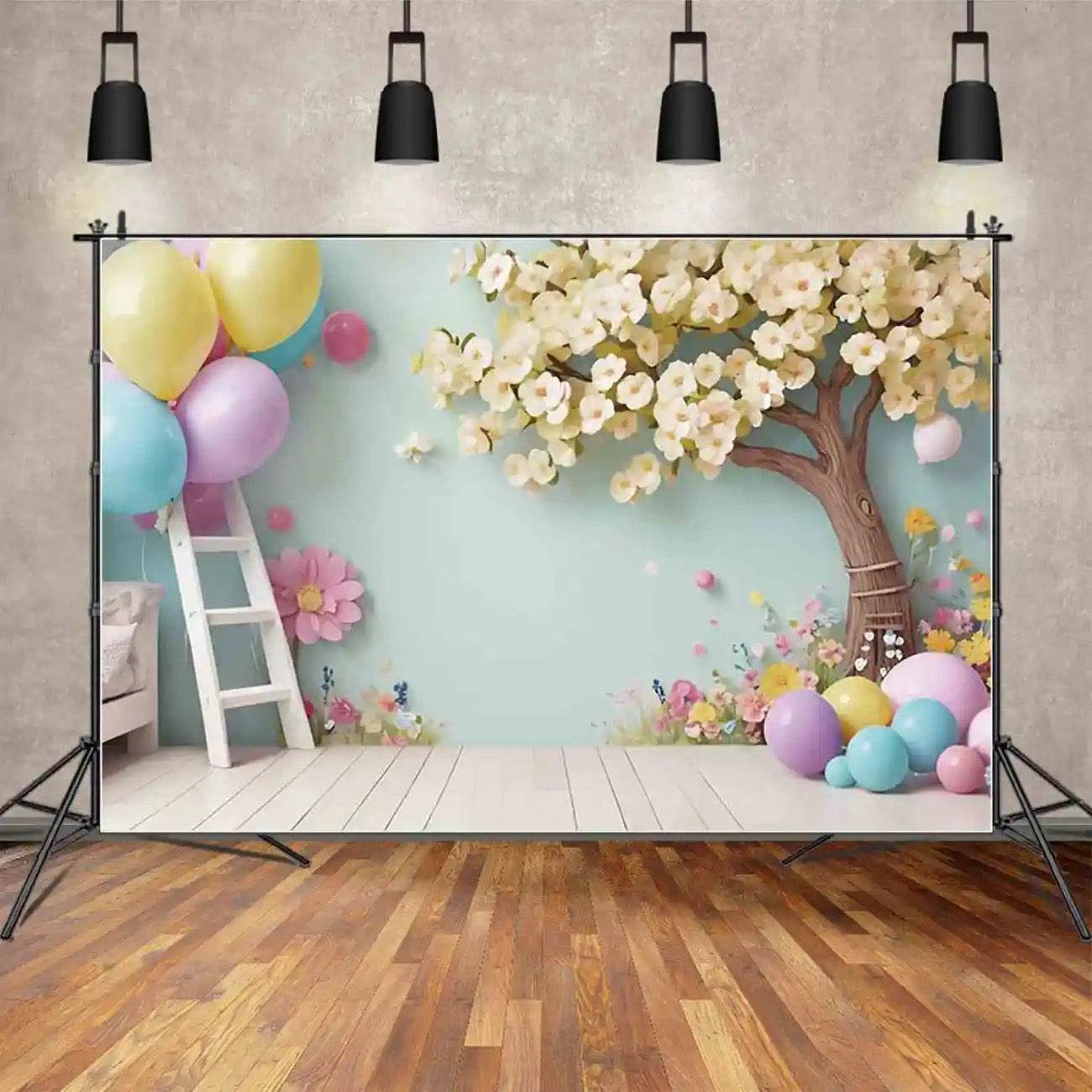 Custom Birthday Backdrop–TB-011 - party X party