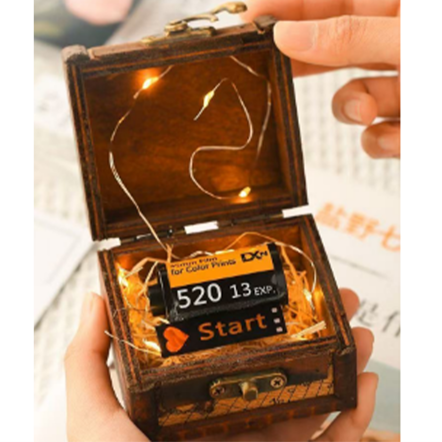 Customized Photo Film Roll Surprise Gift Box for Anniversaries and Birthdays- D-18 party X party