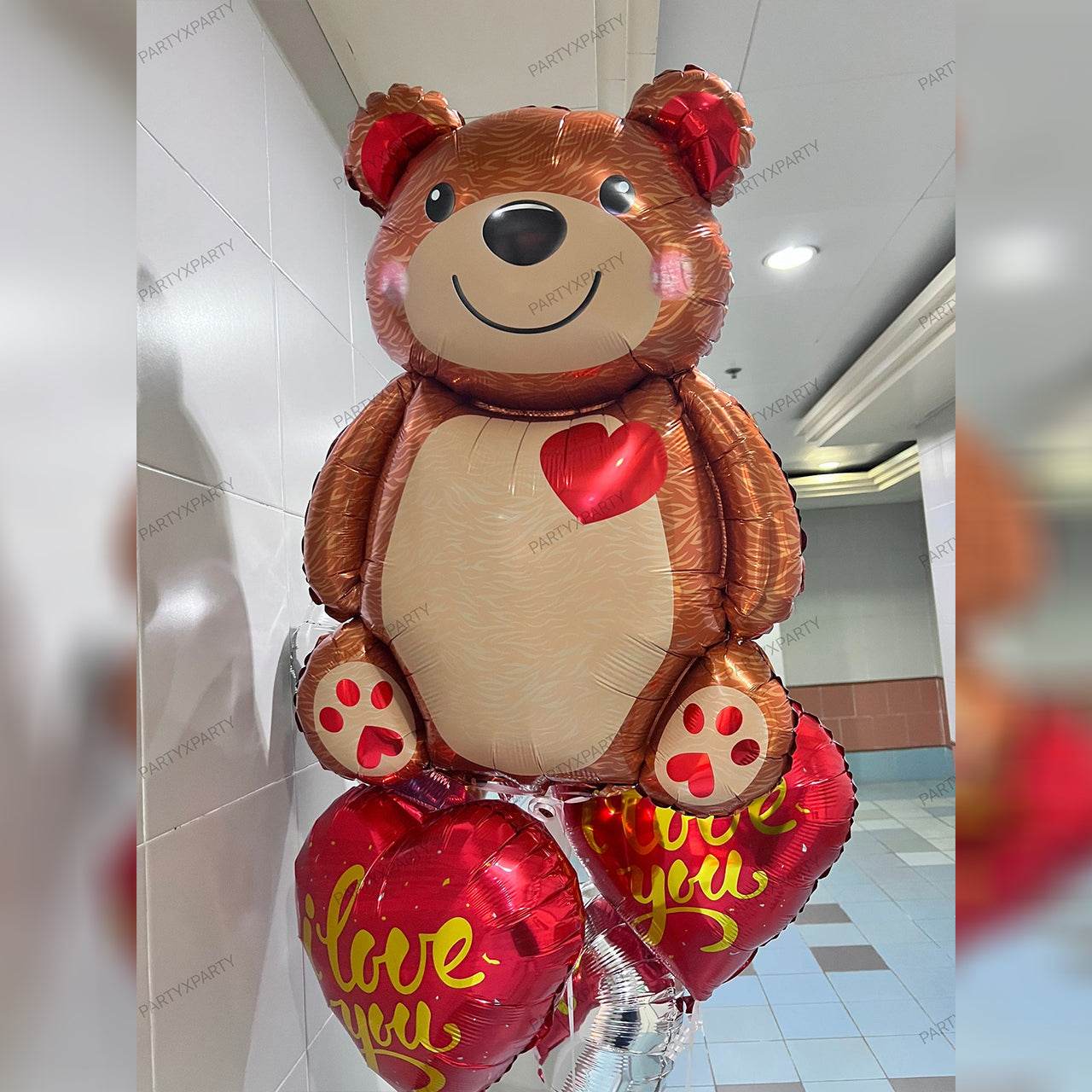Bear Heart Lovers Solar Balloon Bundle – S139HQ - party X party