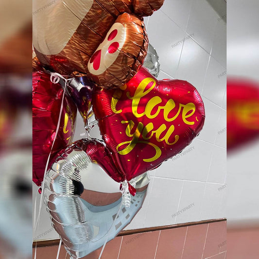 Bear Heart Lovers Solar Balloon Bundle – S139HQ - party X party