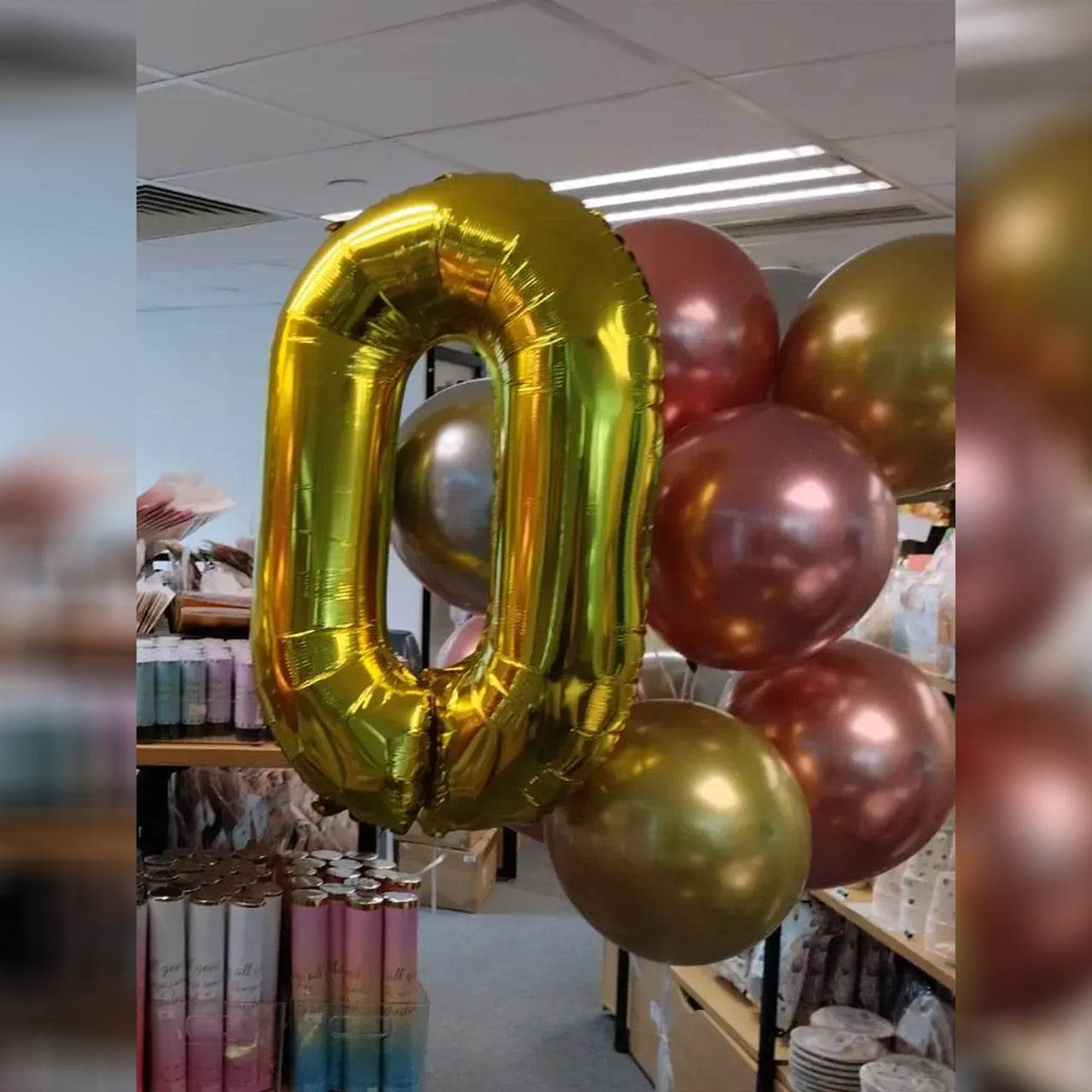 32-Inch Number Balloon + Balloon Bundle Set--B134-8 - party X party