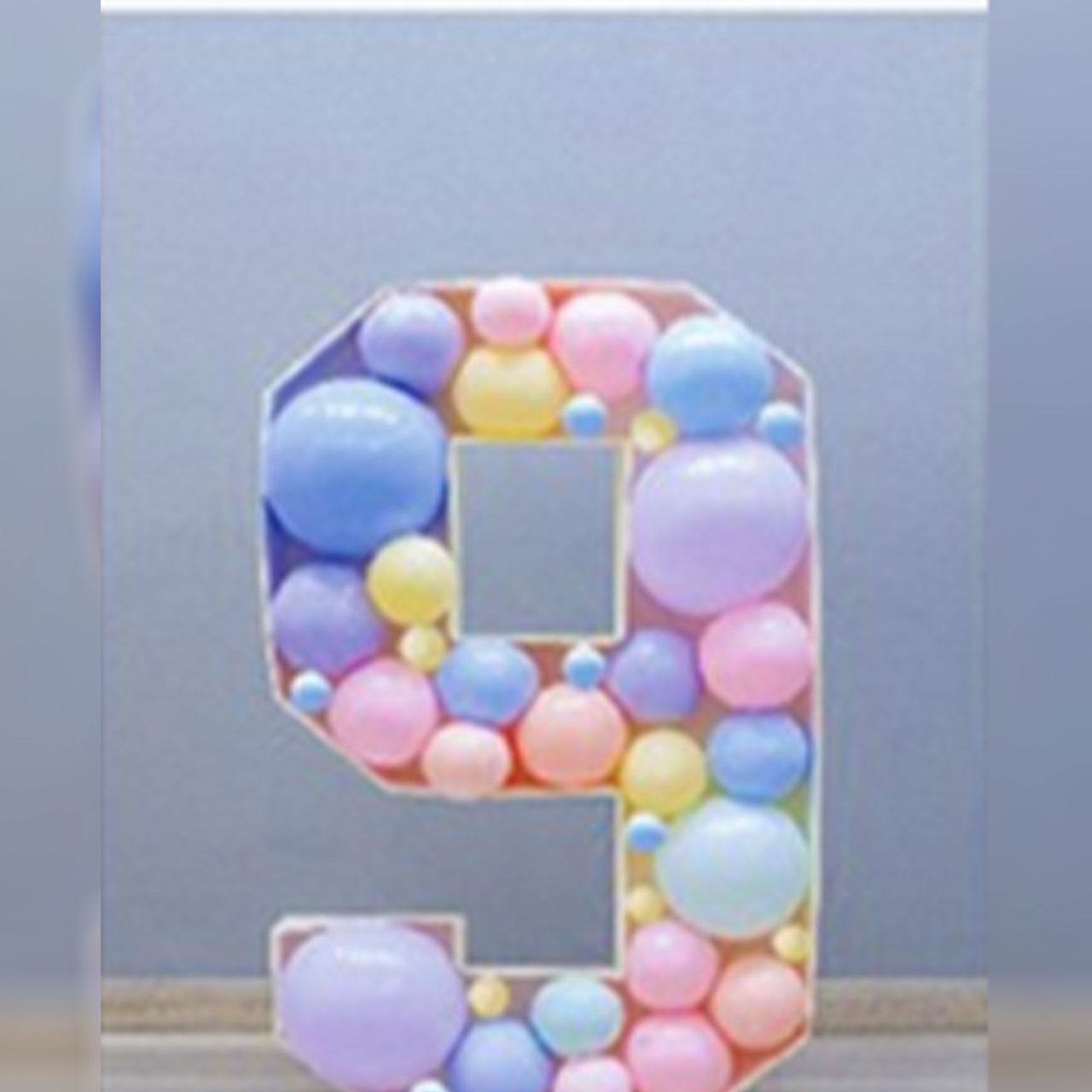 Digital Mosaic Balloon Frame Party Decoration--B158-0 - party X party
