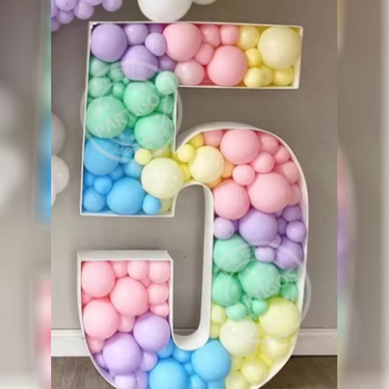 Digital Mosaic Balloon Frame Party Decoration--B158-0 - party X party