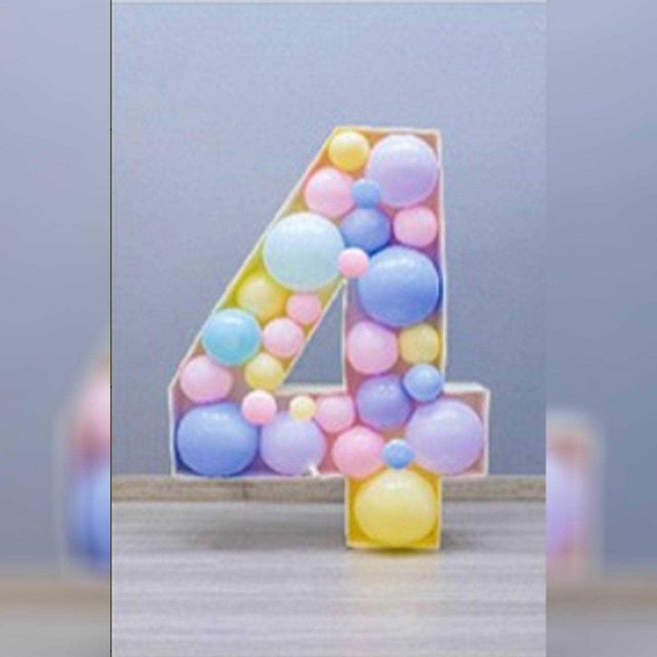 Digital Mosaic Balloon Frame Party Decoration--B158-0 - party X party