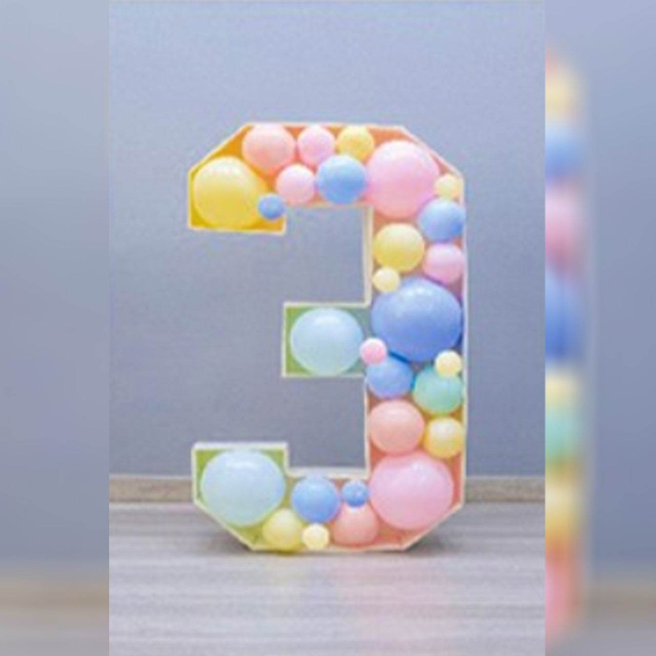 Digital Mosaic Balloon Frame Party Decoration--B158-0 - party X party