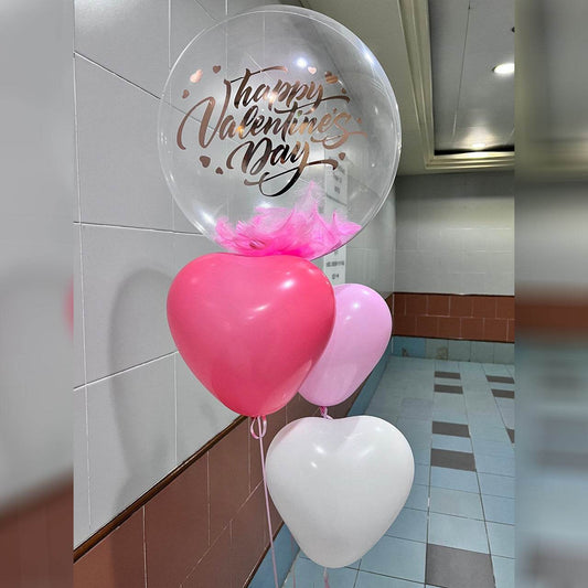 Japanese Crystal Balloon Set with Custom Printing – Valentine’s Day Edition--B134-11 - party X party
