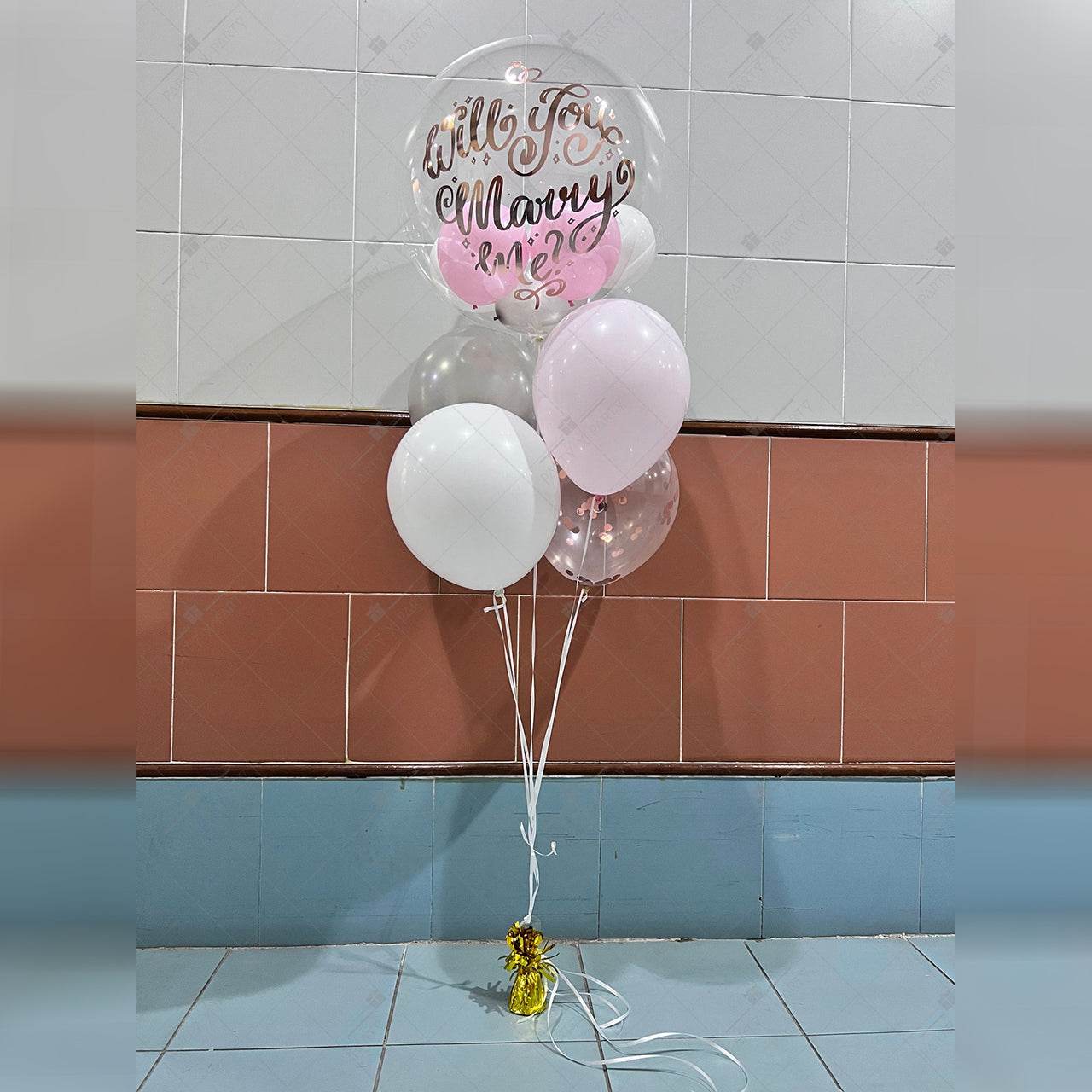 Japanese Crystal & Rubber Balloon Bundle Set – Custom-Printed, Three Sizes – B134-15 - party X party