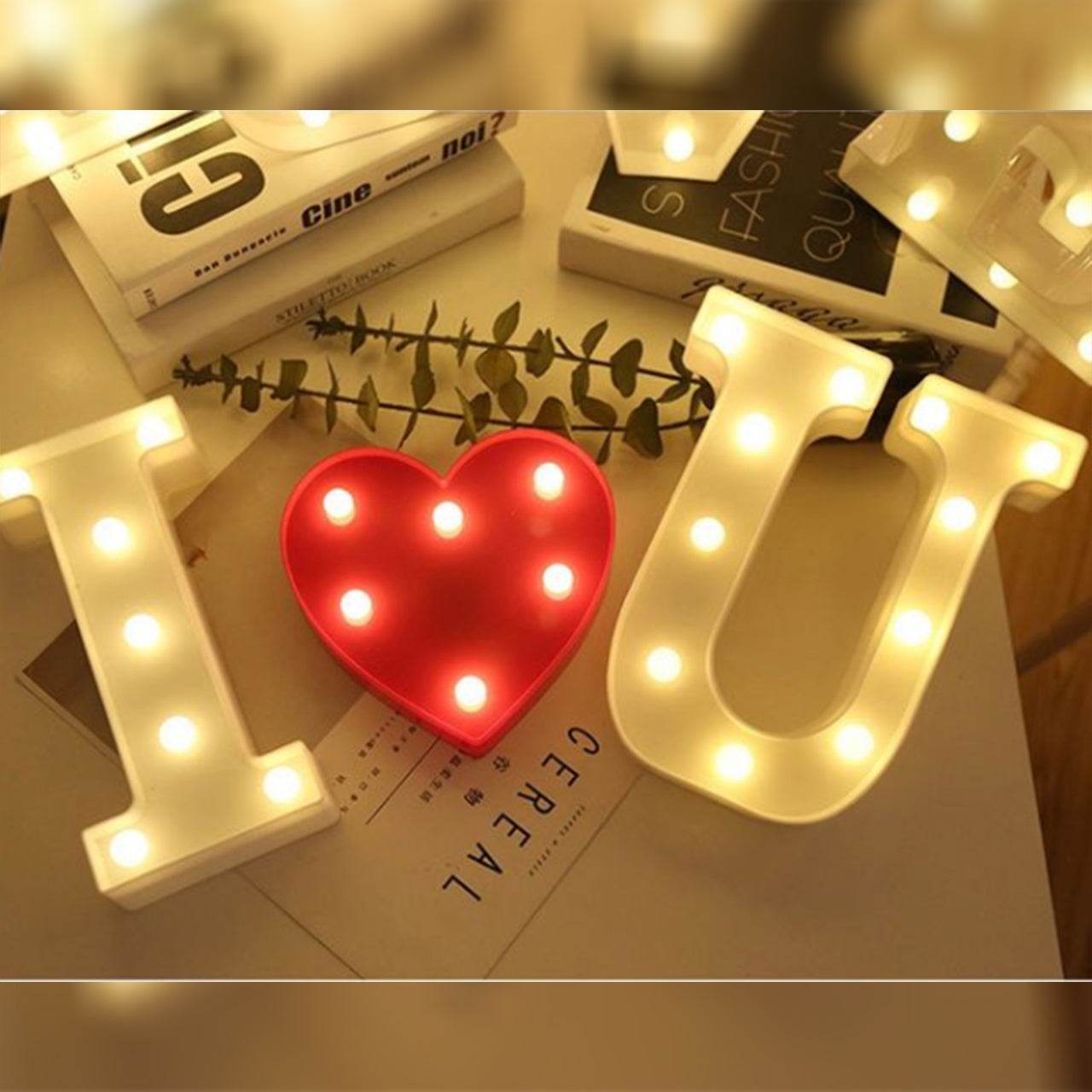 I U Lighting Red Heart Anniversary Decoration Romantic Essential--LED-IUR - party X party