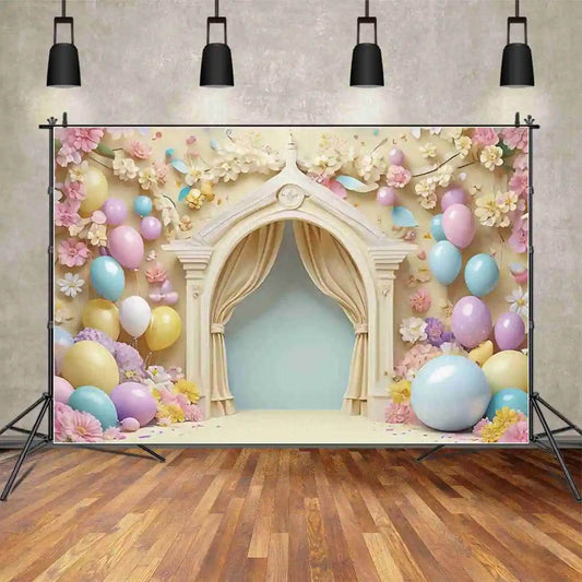 Custom Birthday Backdrop–TB-013 - party X party
