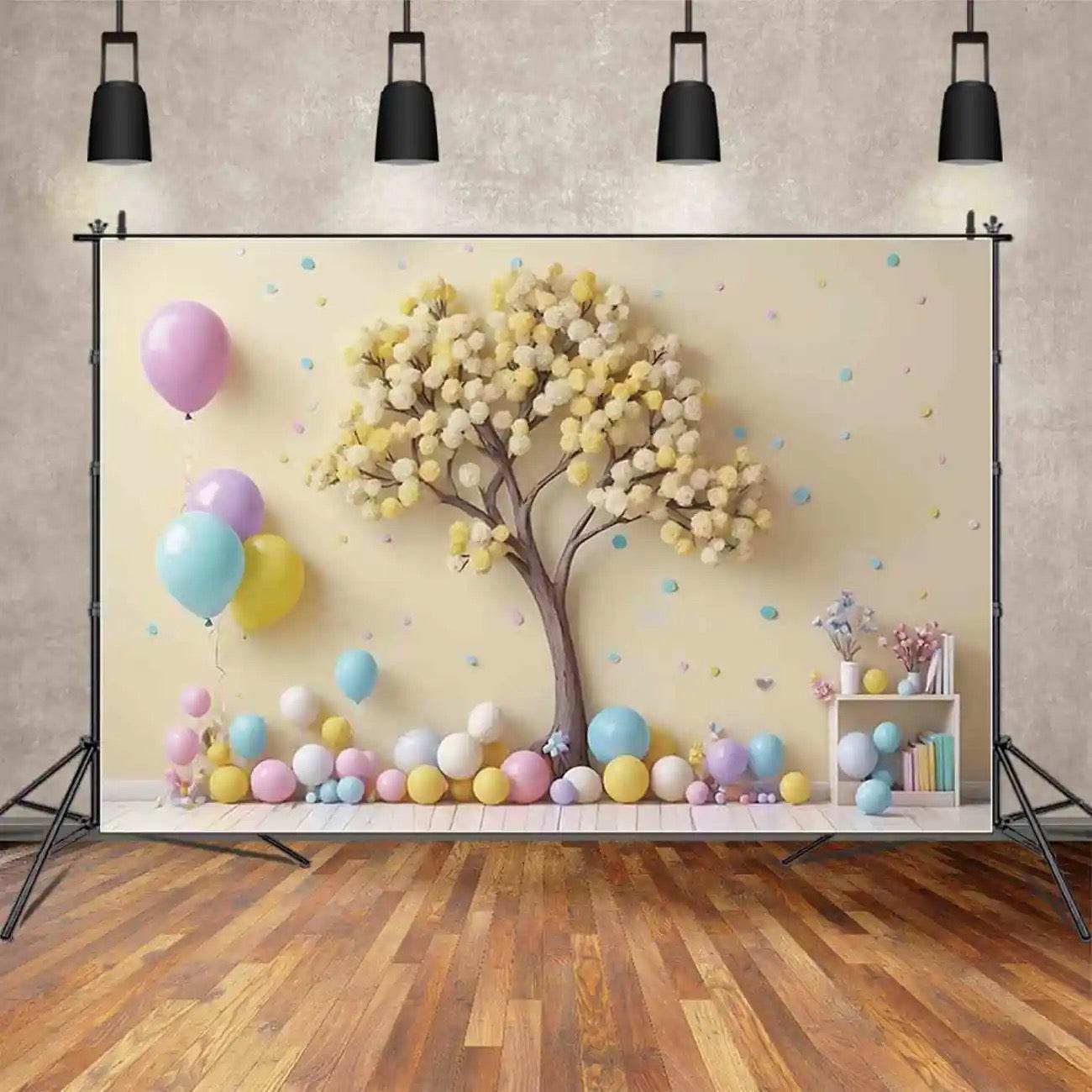 Custom Birthday Backdrop–TB-015 - party X party