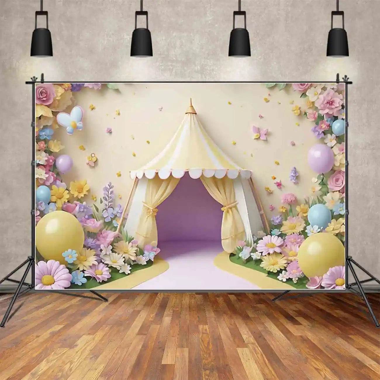 Custom Birthday Backdrop–TB-016 - party X party