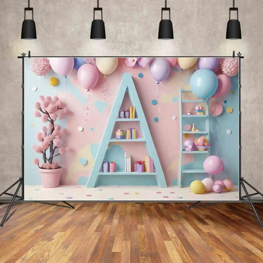 Custom Birthday Backdrop–TB-017 - party X party