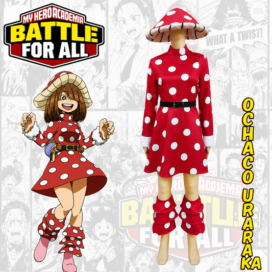 Kinoko Komori Cosplay Costume – My Hero Academia Season 5 Anime Halloween Carnival Outfit | UA002