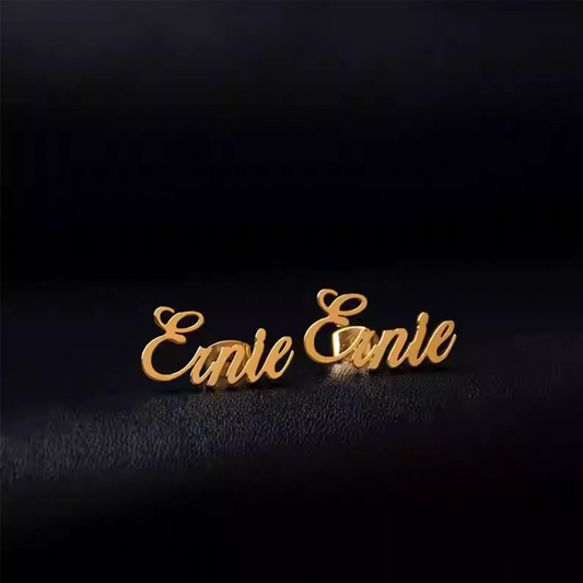 DIY Custom Name Earrings, Made to Order with English Letters, Logo, or Pattern Earring Accessories party X party