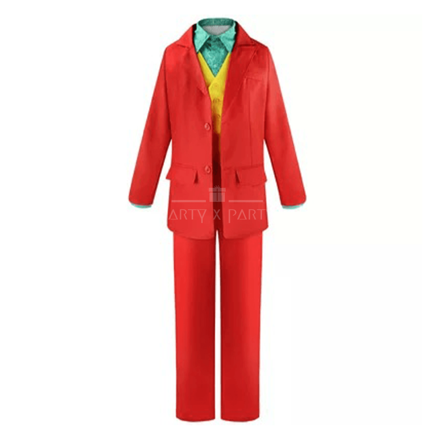 Scary Clown Horror Costume – Latex Halloween Cosplay |Joker Version - party X party