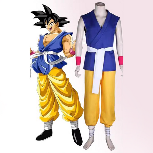Dragon Ball Vegito Fusion Cosplay Costume – Vegeta & Goku Potara Cosplay Costume Anime Performance Outfit Set DB001