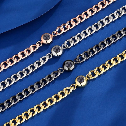 High-End Cuban Chain Projection Bracelet