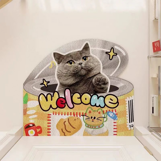 Custom Pet Anti-Slip Mat for Entry Door, Cartoon Home Floor Entrance/Foyer Mat party X party
