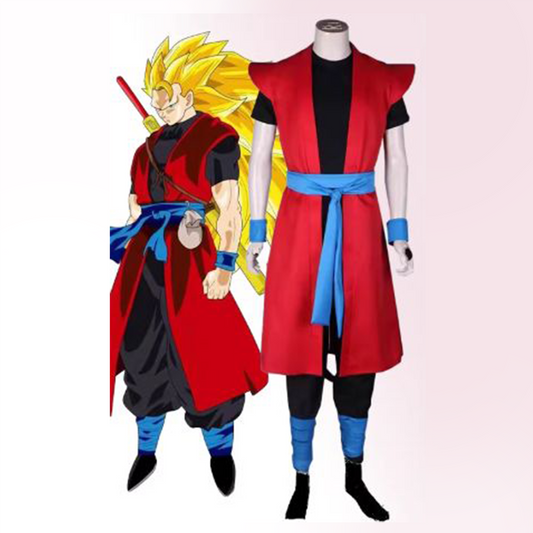 Dragon Ball Heroes Future Outfit Cosplay Costume Anime Battle Training Set Full Accessories DB009