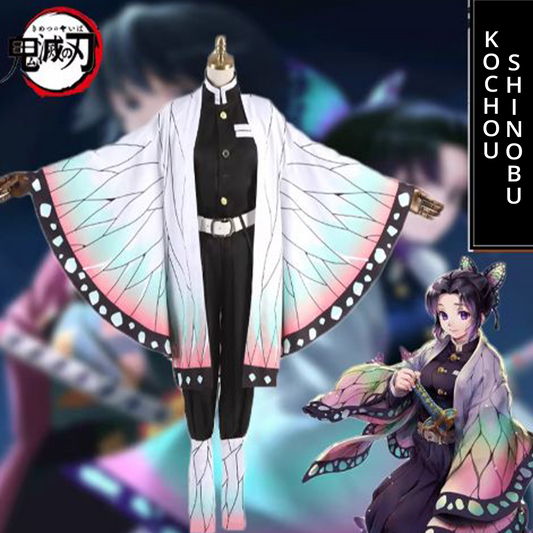 Demon Slayer Cosplay Costume Shinobu Kocho Cosplay with Accessories G009 party X party