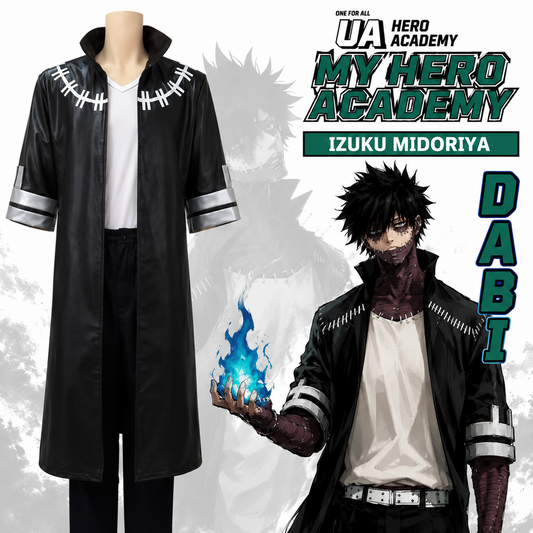 Dabi Cosplay Costume Full Set – My Hero Academia Villain Anime Halloween Outfit | UA005