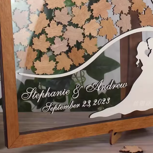 Creative Wedding Sign-in Board – Wedding Blessing Commemorative Signature Photo Frame party X party