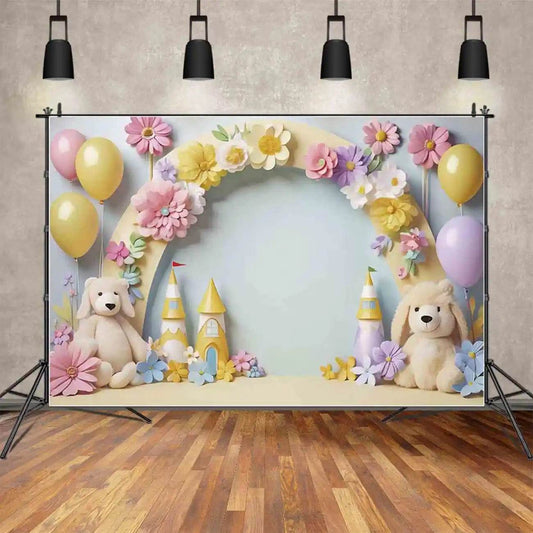 Custom Birthday Backdrop–TB-020 - party X party