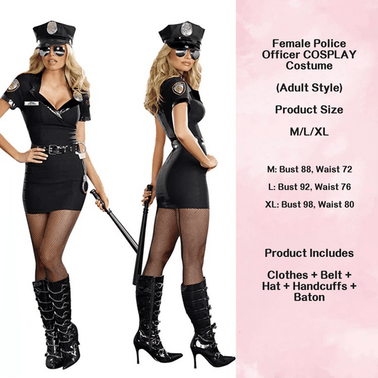 No. 10 Policewoman Cosplay Costume Collection – Perfect for Halloween & Costume Parties - party X party