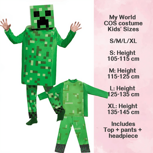 Creeper Minecraft Character Costumes – Bring the Game to Life for Halloween Costume! - party X party