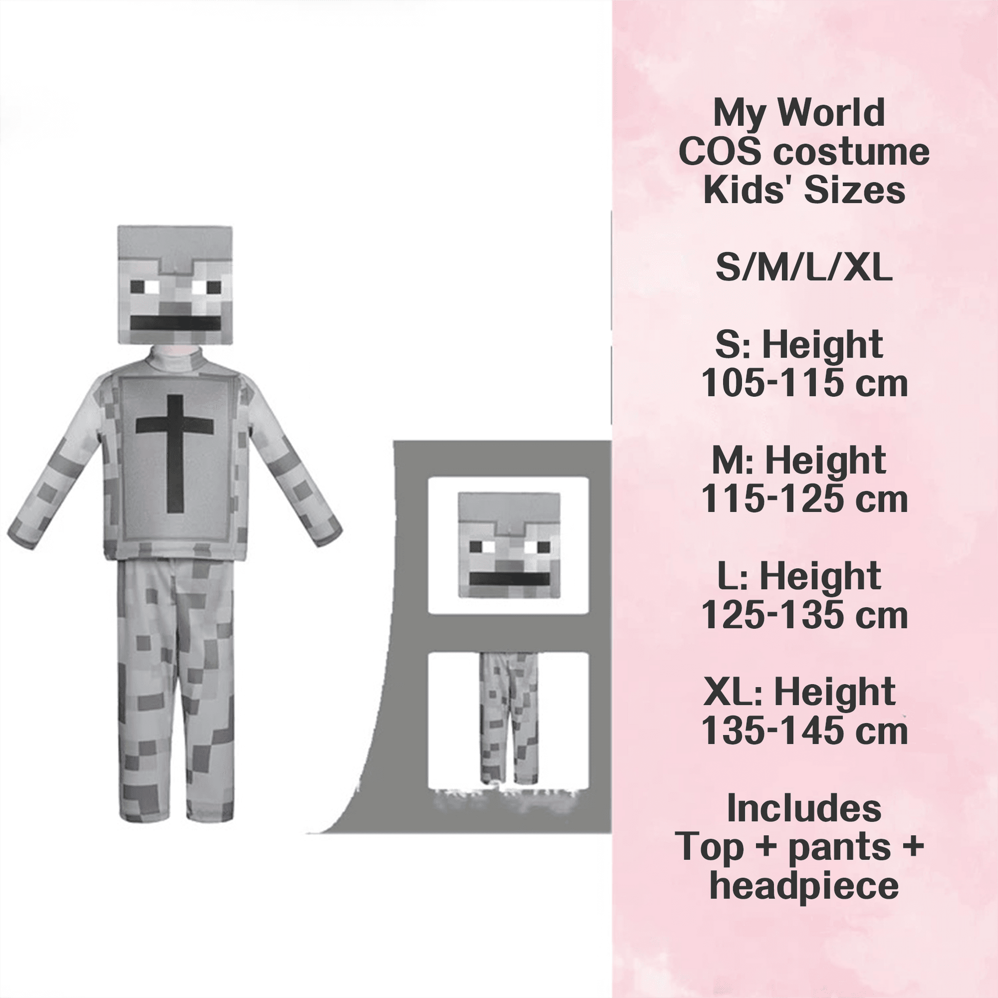 Skeleton Minecraft Character Costumes – Bring the Game to Life for Halloween Costume! - party X party