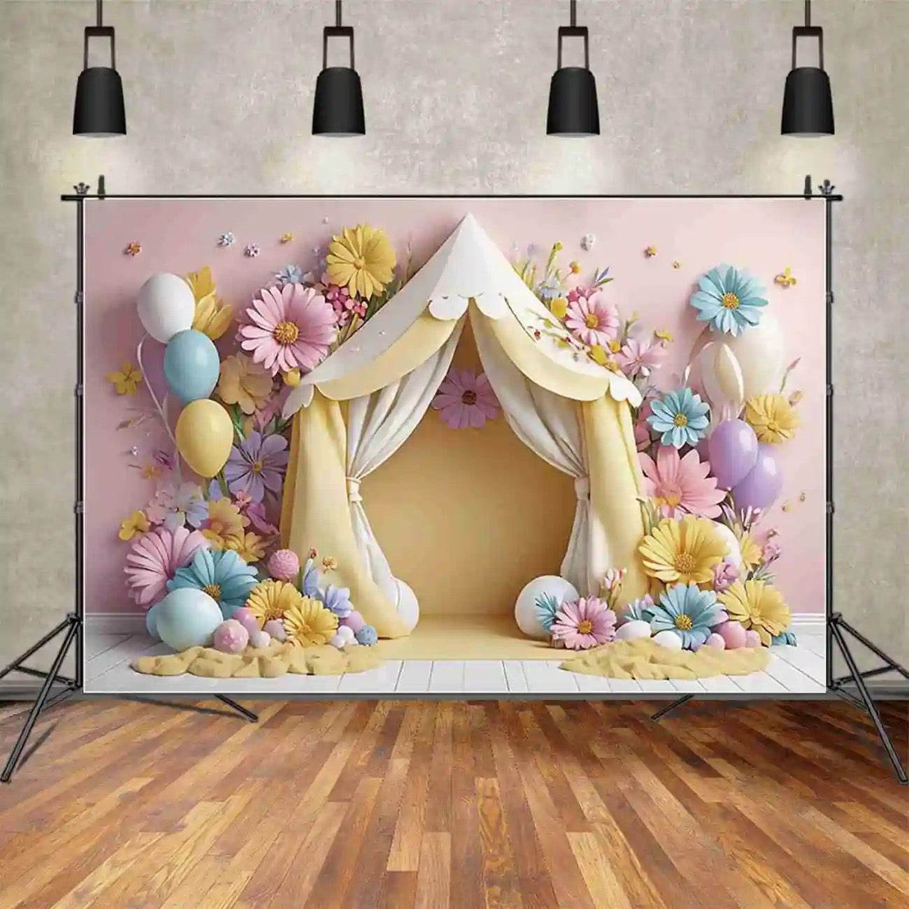 Custom Birthday Backdrop–TB-021 - party X party