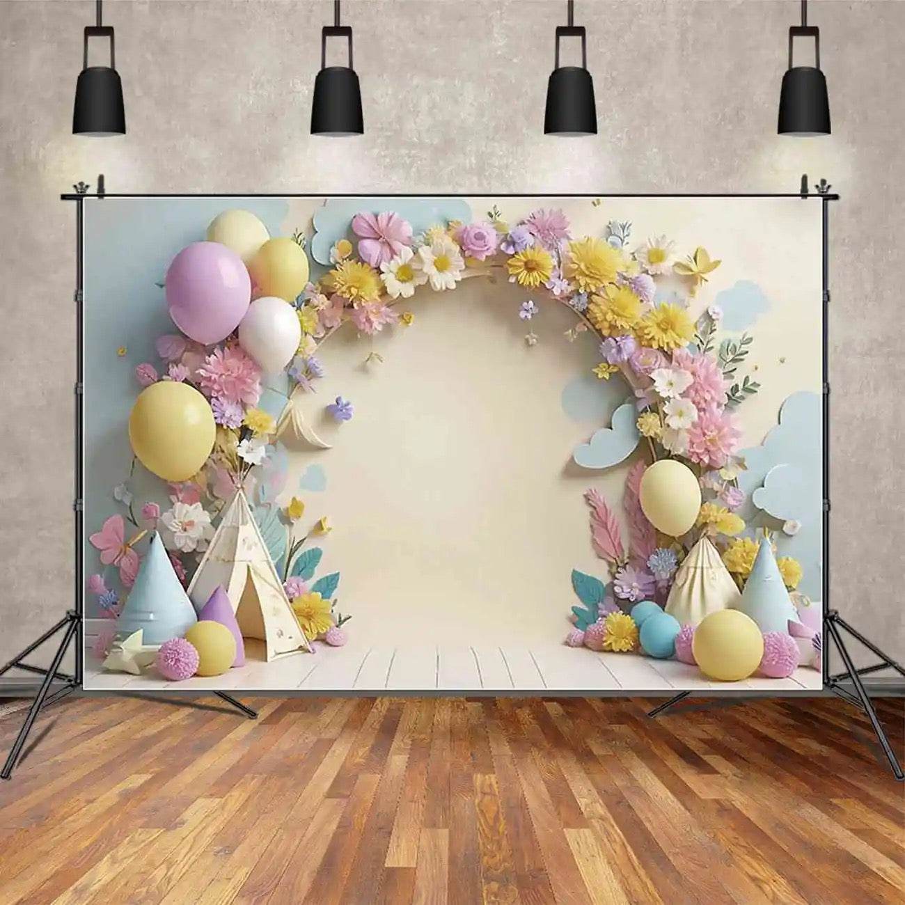 Custom Birthday Backdrop–TB-023 - party X party