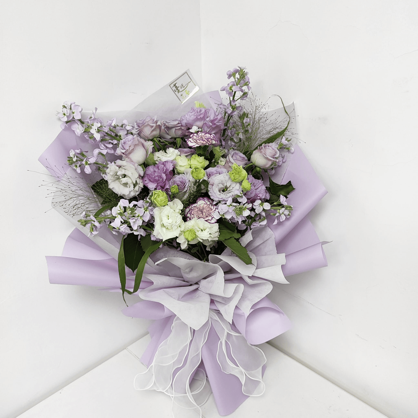 Purple Bouquet Valentine's Day, Anniversary, Confession – F-325