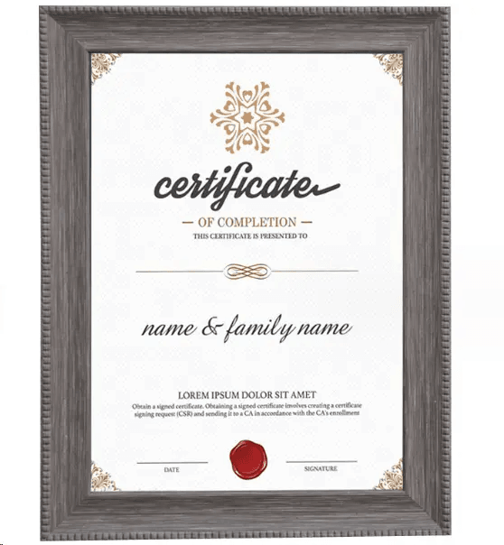 Certificate rack, honor certificate rack, memorial certificate rack, souvenir display rack, engraving – TR-1770
