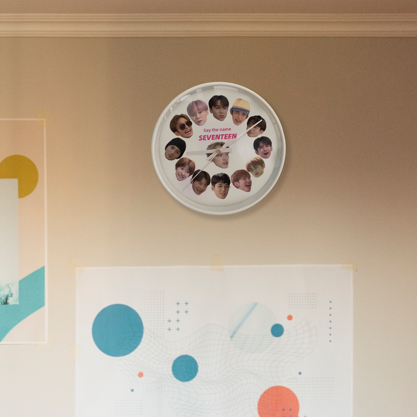 DIY Couple's Wall Clock Material Kit | Handmade Minimalist Art Clock for Beginners | Creative Birthday or Graduation Gift | Modern Scandi Home Decor