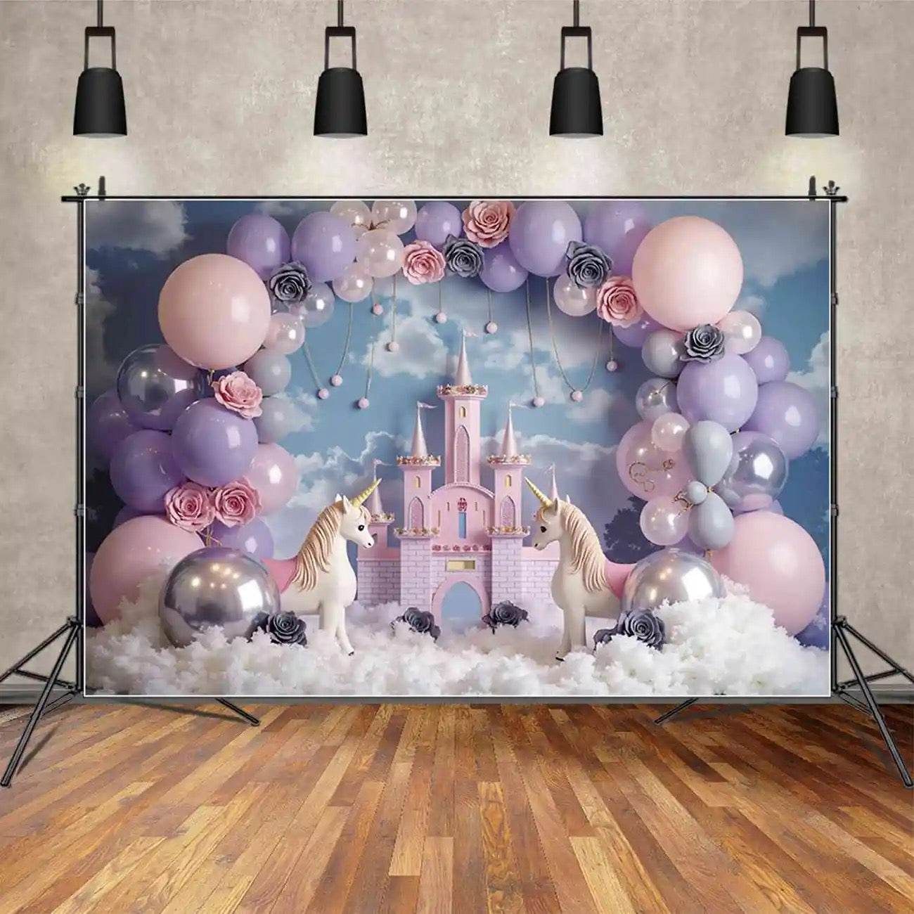 Custom Birthday Backdrop–TB-003 - party X party