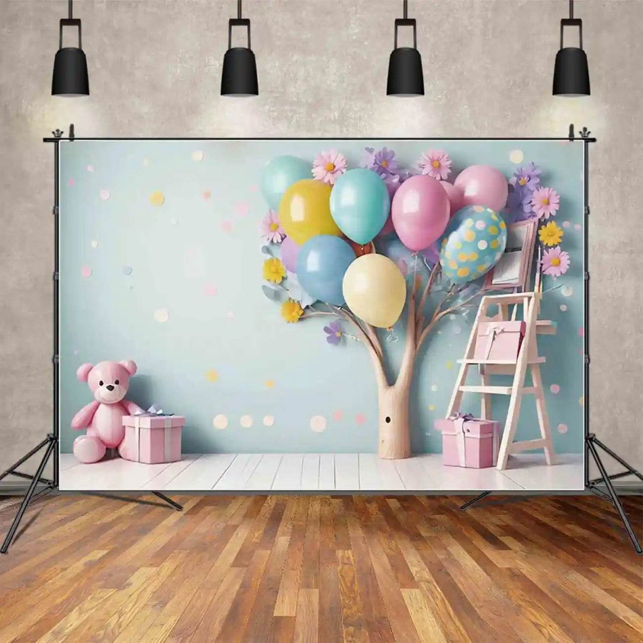 Custom Birthday Backdrop–TB-030 - party X party
