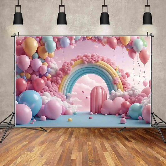 Custom Birthday Backdrop–TB-031 - party X party