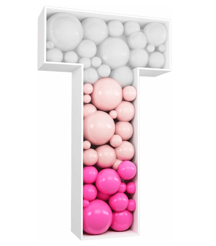 Letter Mosaic Balloon Frame--B160 - party X party