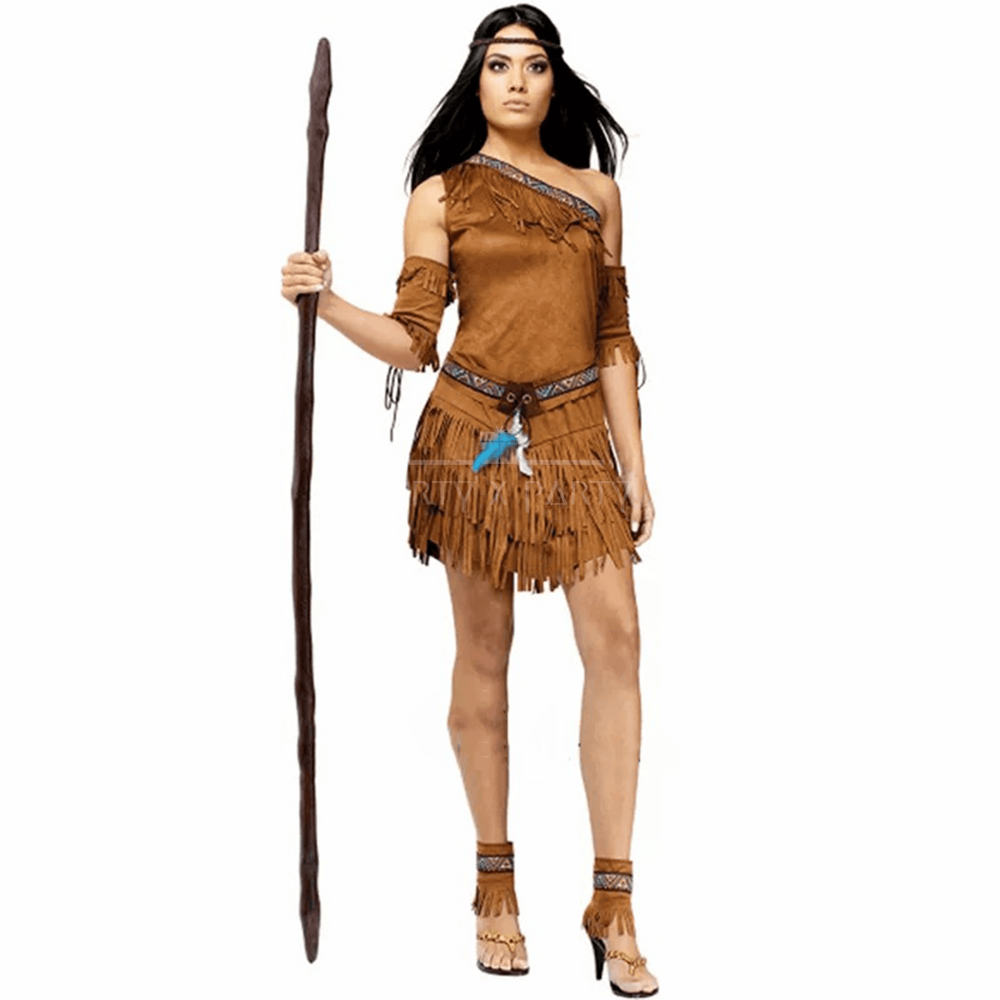 Cavewoman Costume – Prehistoric Warrior Tribal Outfit | Halloween & Cosplay Ready - party X party