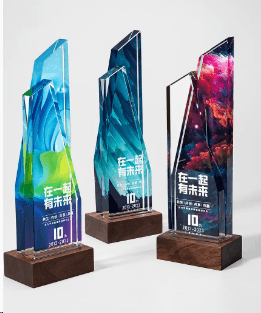 Crystal Trophy Creative Trophy Customizable Color – TR-645 - party X party