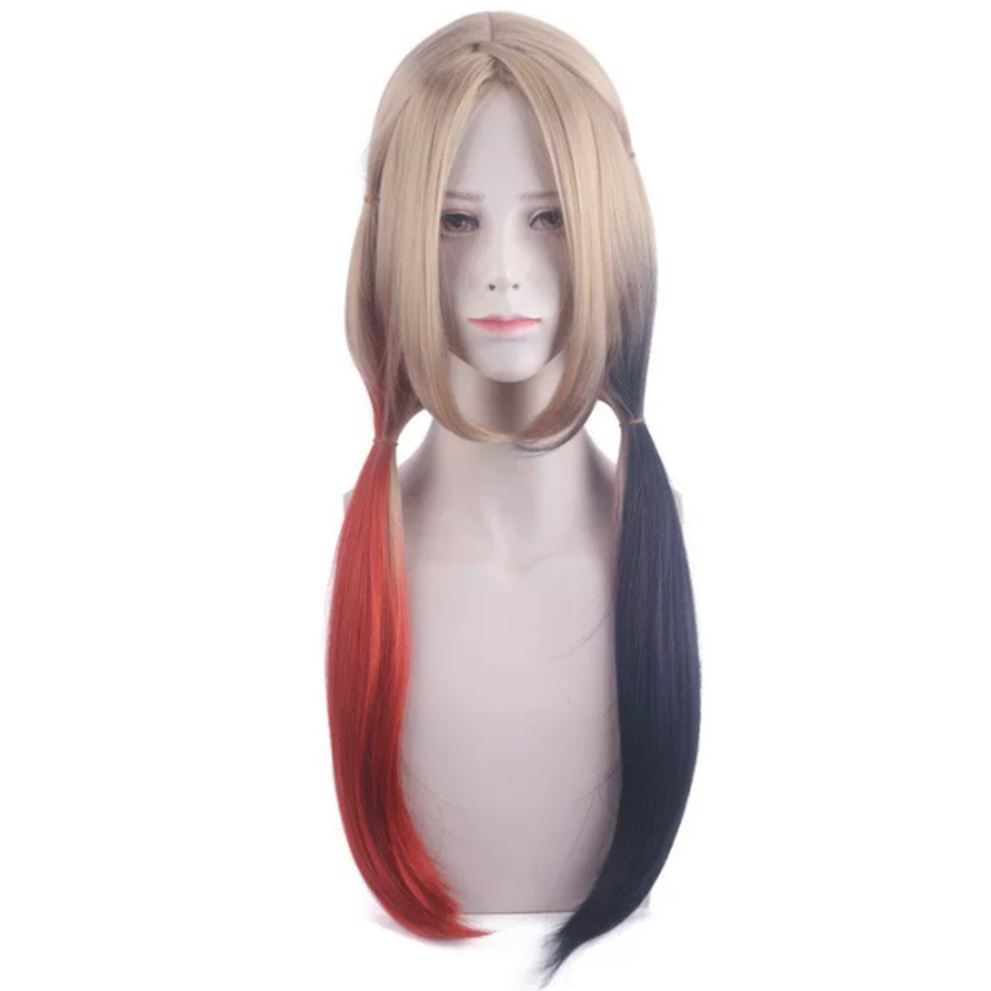 The Suicide Squad (2021) Harley Quinn Cosplay Wig – Blonde & Pink Movie Costume Wig | DC217 party X party